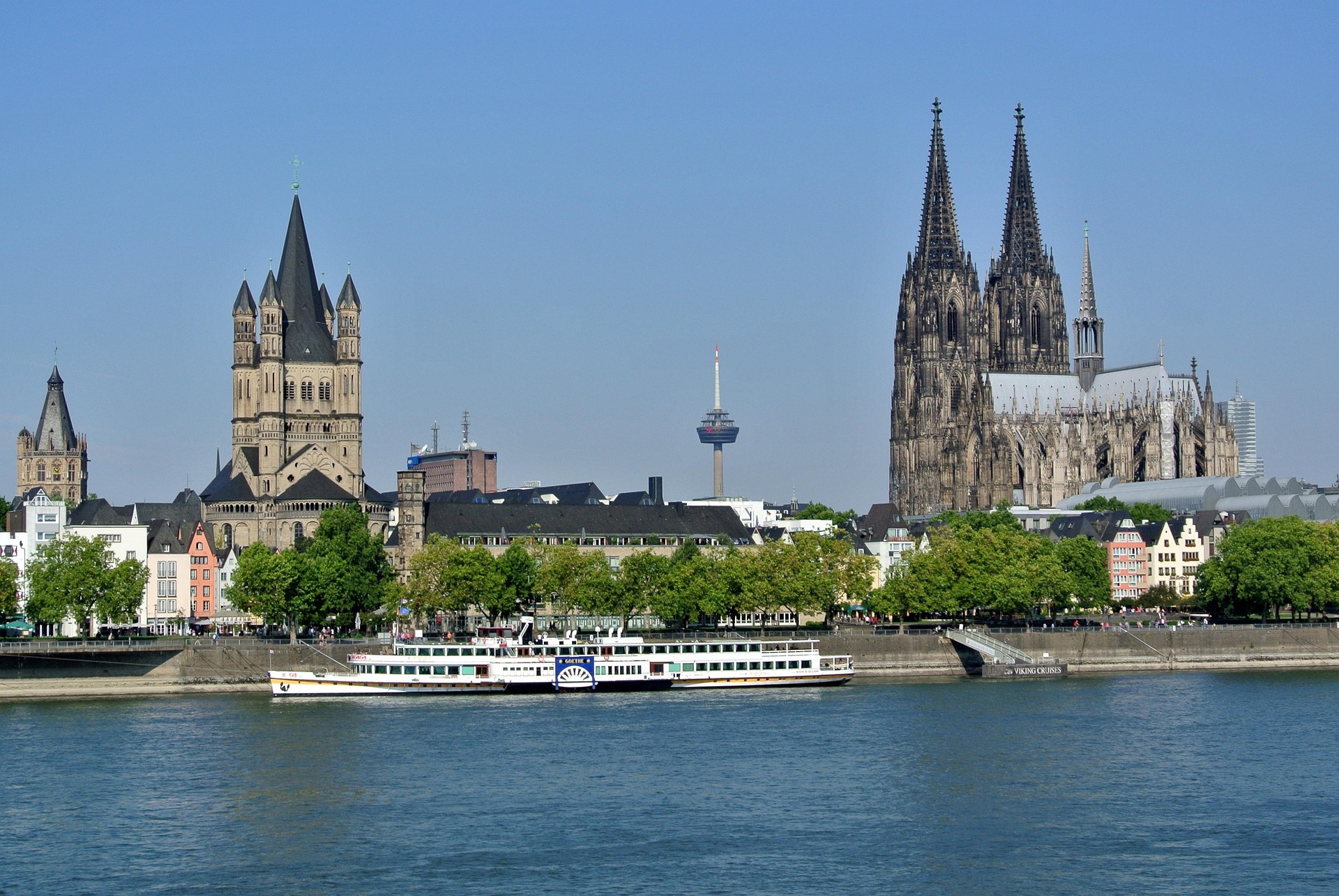 Köln mit Blick auf den Dom