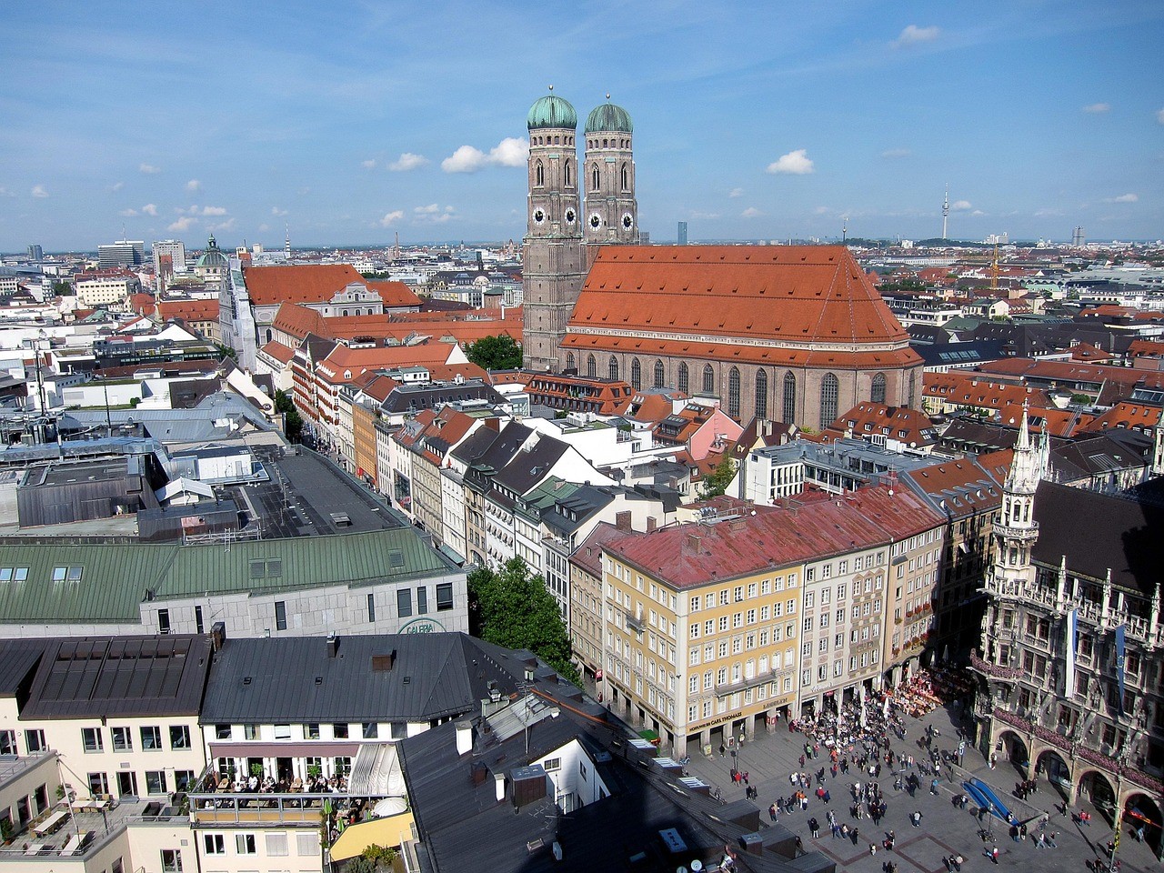 München mit Blick auf den Mariendom